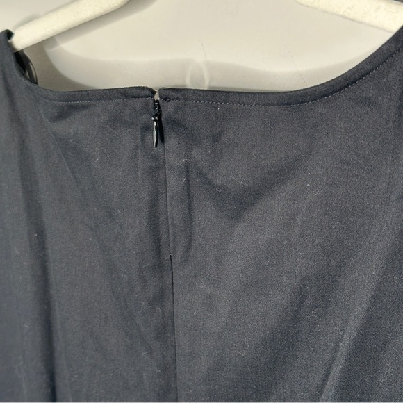 J Crew Factory Black Square Neck Sheath Size 18 BY040 NWT Spring‎ 24 Office Work - Picture 10 of 12